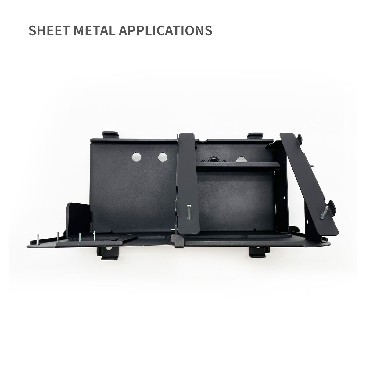 Complex Base with Multiple Function for Metal Enclosure Grounding