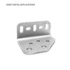 High Strength Mounting Bracket for Cabinet Rack Metal Enclosure