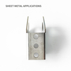 Wheels Or Casters House for Movable Metal Enclosure Fence