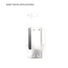 Mounting Plate with Cover for Enclosure Metal Design