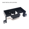 Mouting Bracket for Retangle Components of Bent Metal Enclosure