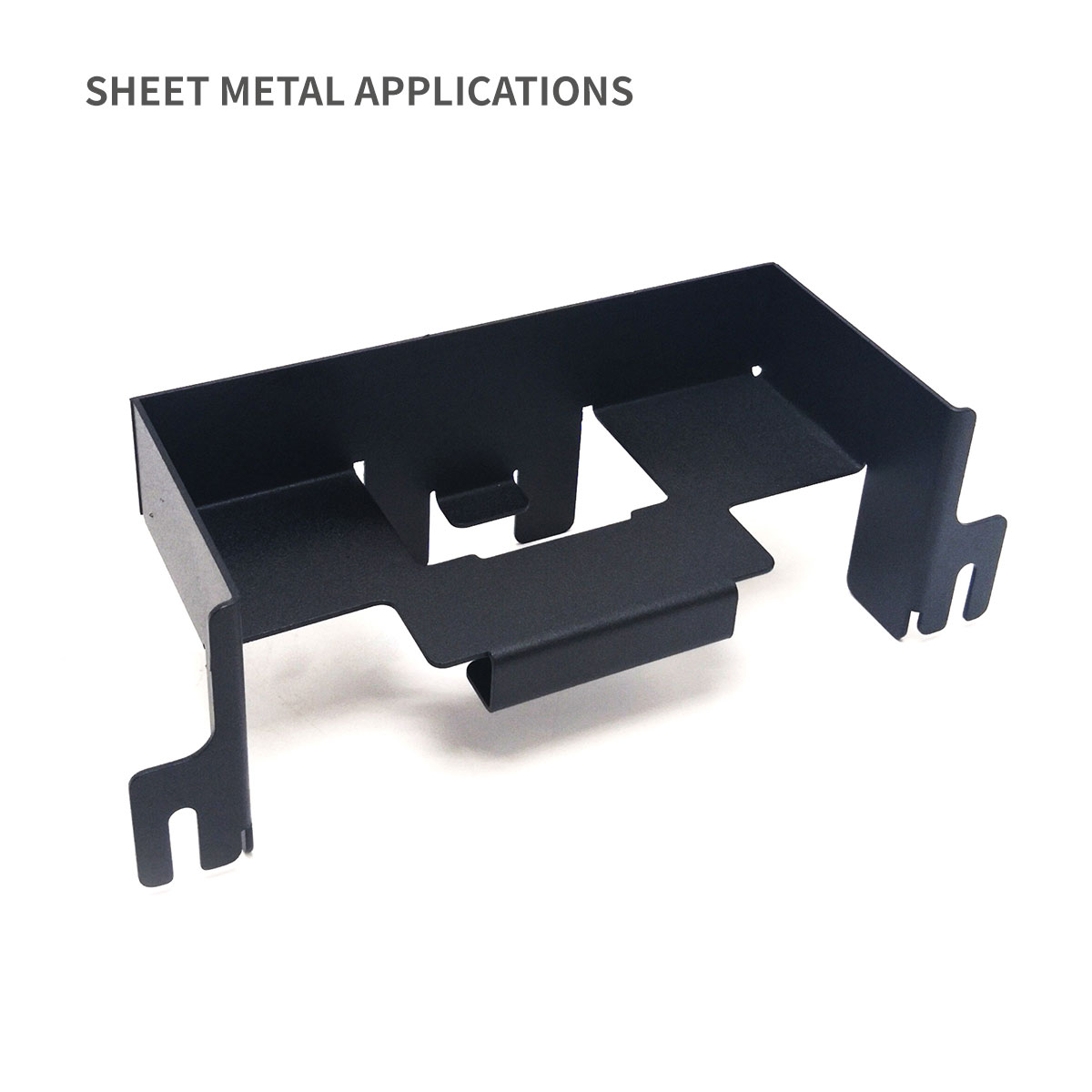 Mouting Bracket for Retangle Components of Bent Metal Enclosure