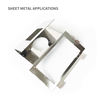 Stainless Steel Mounting Bracket of Stainless Steel Metal Enclosure Including Motor