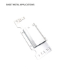Mounting Plate with Cover for Enclosure Metal Design
