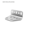 High Strength Mounting Bracket for Cabinet Rack Metal Enclosure