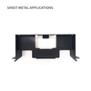 Mouting Bracket for Retangle Components of Bent Metal Enclosure