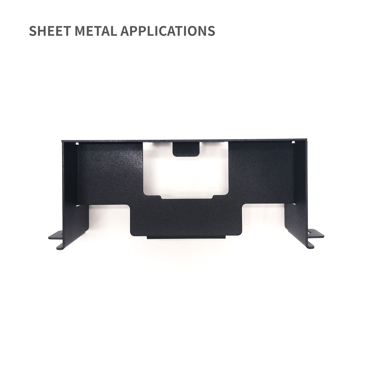 Mouting Bracket for Retangle Components of Bent Metal Enclosure