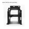 Heavy Duty Chassis Base with Large Capacity for Metal Enclosure with Din Rail