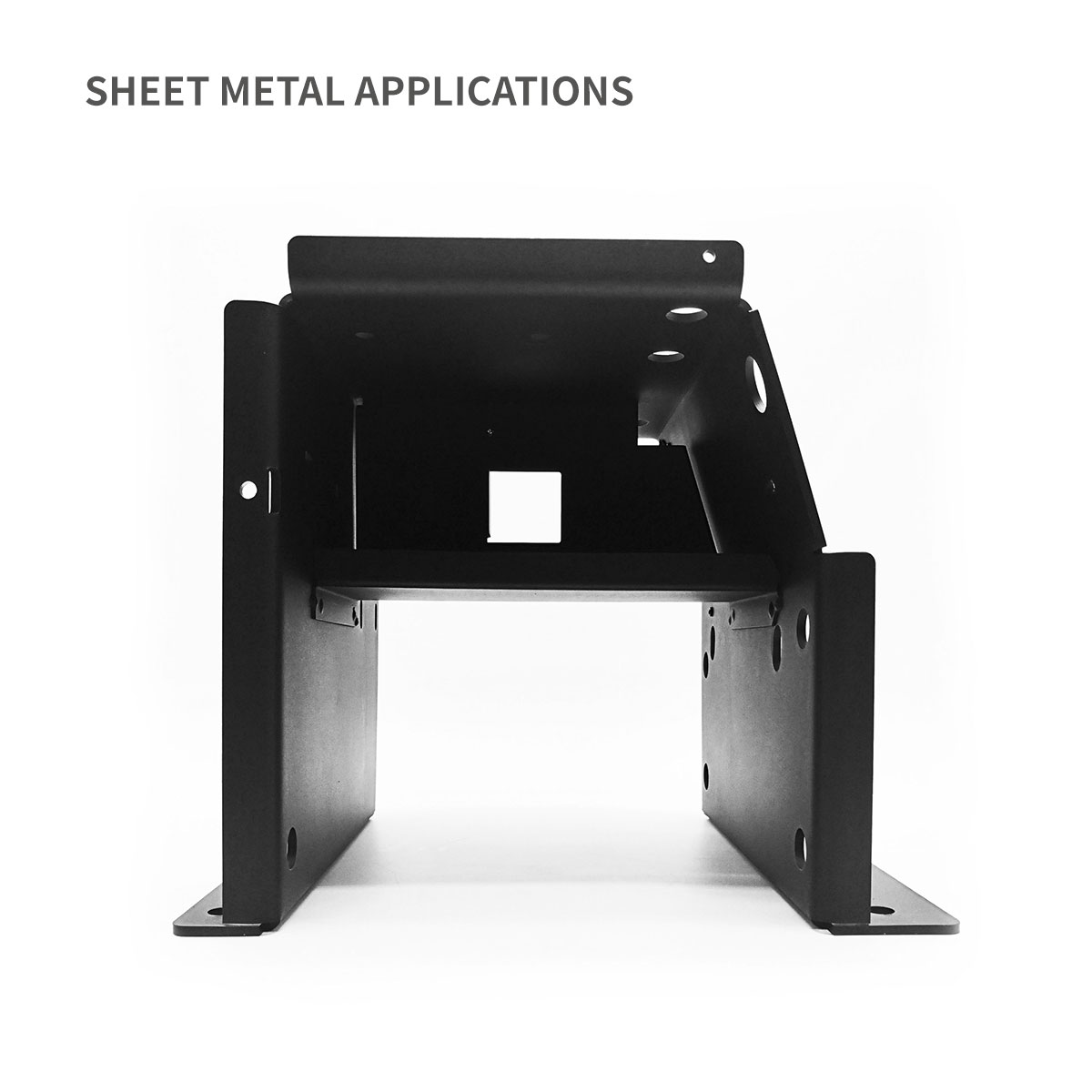 Medium Style of Intergated Chassis Base for Metal Enclosure with Din Rail