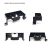 Mouting Bracket for Retangle Components of Bent Metal Enclosure