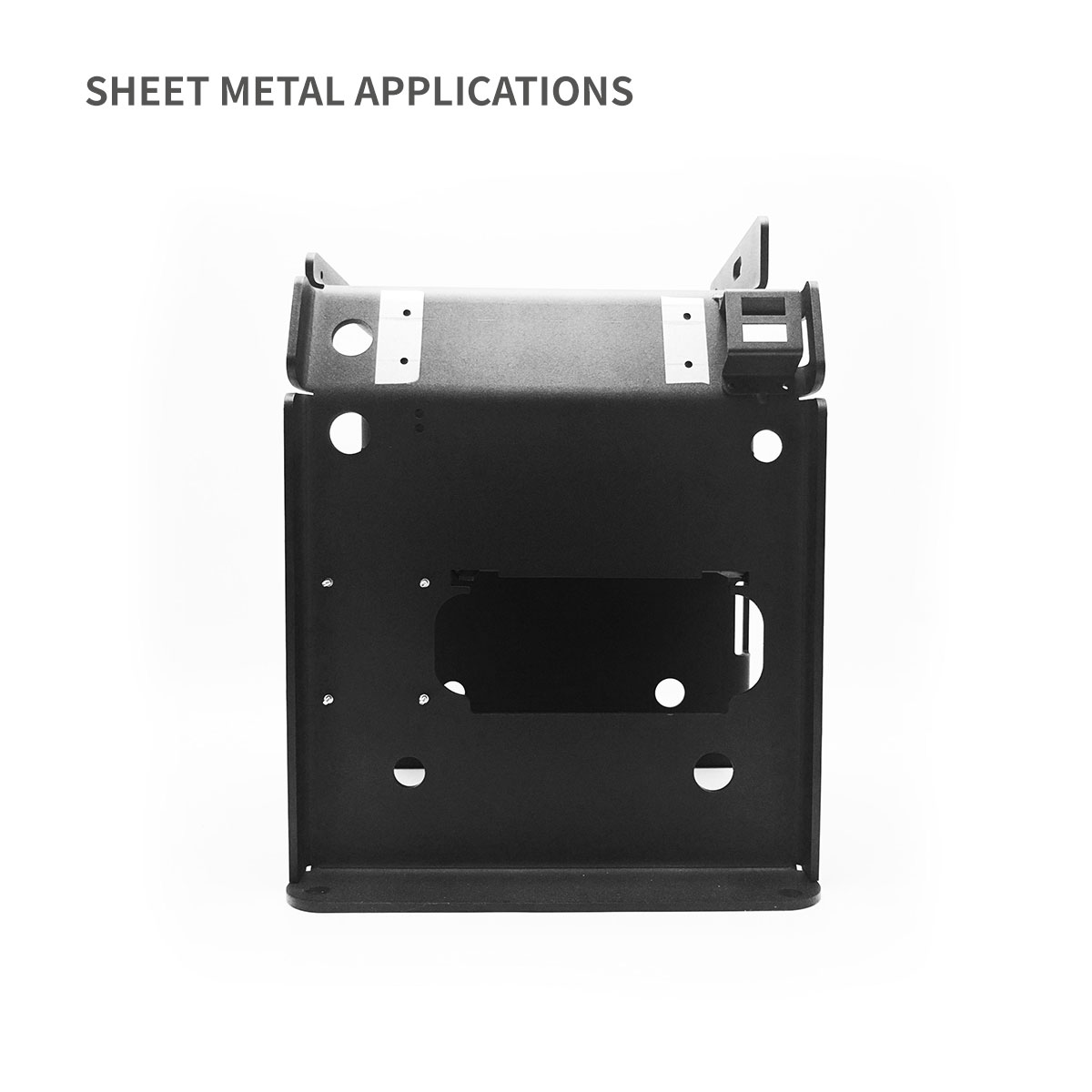 Heavy Duty Chassis Base with Large Capacity for Metal Enclosure with Din Rail