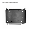 Medium Style of Intergated Chassis Base for Metal Enclosure with Din Rail